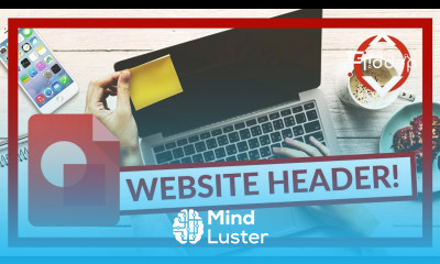 How to create a website header in Google Drawing