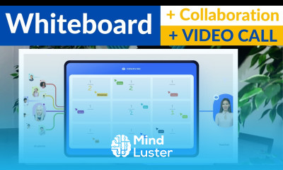Amazing Whiteboard for online Lessons with Built in Video