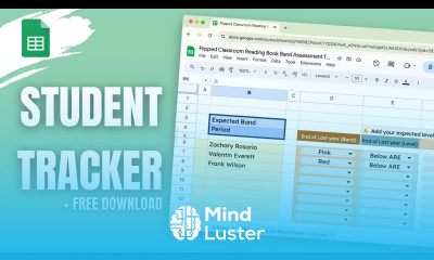 Create a student tracker in Google Sheets