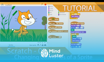 Scratch Tutorial 02 Changing Costumes of a Sprite