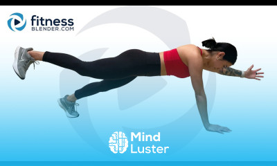 No Equipment Upper Body Strength Descending Ladder with Cardio Intervals