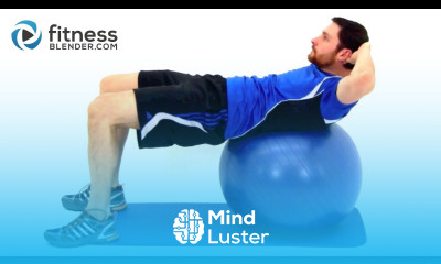 Challenging Exercise Ball Ab Workout Physioball Workout for the Core