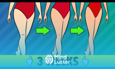 3 Week Thigh Fat Burning Exercises at Home Tone and slim