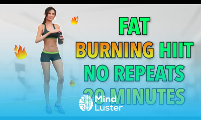 20 MINUTE FAT BURNING CARDIO HIIT WORKOUT NO REPEATS