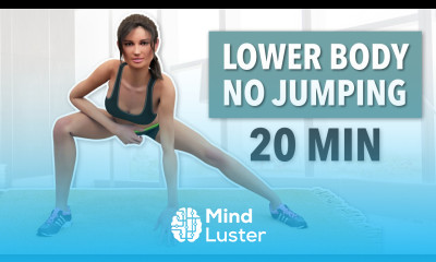 20 MIN LOWER BODY WORKOUT NO JUMPING NO EQUIPMENT