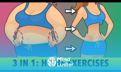 3 in 1 Lose Love Handles Arms Chest Fat At Home