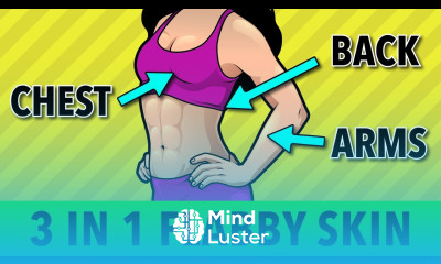 ARMS CHEST BACK 3 IN 1 FLABBY SKIN TIGHTENING EXERCISE