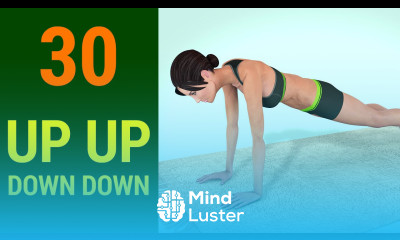 30 Up Up Down Downs Challenge Arm Toning Exercise Build arm muscles