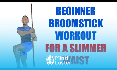 20 Min Beginner Broomstick WorkoutSLIMMER WAIST BROOMSTICK WORKOUT