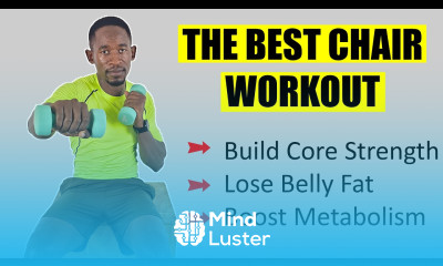 30 Minute Dumbbell Chair Workout to Strengthen Core and Burn Fat