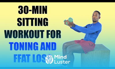 30 Minute SITTING DUMBBELL WORKOUT for Full Body Toning and Fat Loss