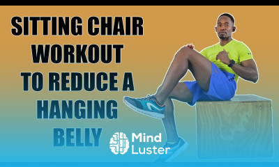 20 Minute SITTING Chair Workout to Reduce A Hanging Belly Fast