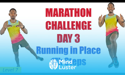 Marathon Challenge Day 3 2 Hour Running In Place for Rapid Weight Loss 17 000 Steps