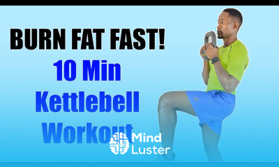 10 MINUTE KETTLEBELL WORKOUT Standing Only Burn Fat Fast
