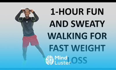 1 HOUR FUN and SWEATY Walking In Place Workout for Fast Weight Loss