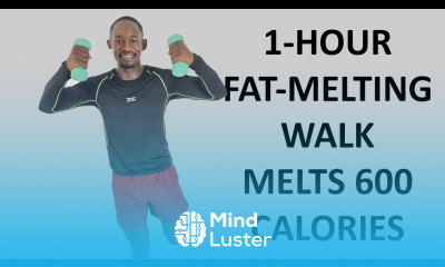 1 Hour FAT MELTING Walk at Home Workout with Weights600 Calories