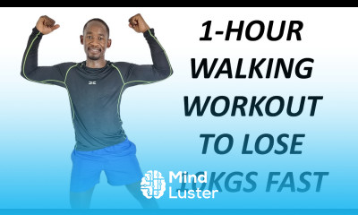 1 Hour WALKING IN PLACE WORKOUT for Losing 10kgs FAST500 Calories
