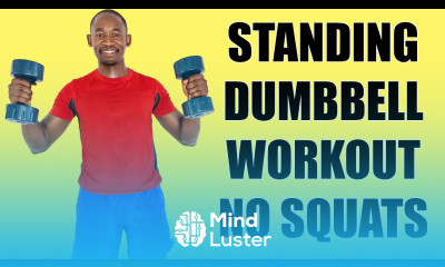Standing Dumbbell Workout No Squats No Lunges 30 Minute Fat Burner300 Calories