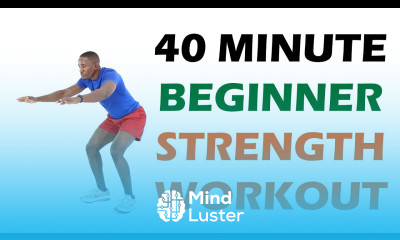 40 Minute Beginner Strength Workout No Equipment at Home Full Body Toning Workout