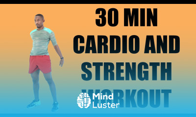 30 Minute Cardio and Strength Workout No Equipment Full Body Fat Burning Workout  300 Calories 