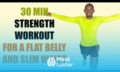 30 Minute Strength Workout for A Flat Belly and Slim Waist 250 Calories