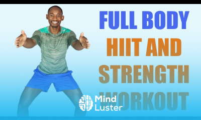 Full Body HIIT and Strength Workout No Equipment 20 Minute No Repeat Workout