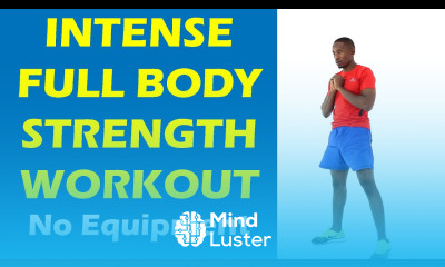 Intense Full Body Strength Workout No Equipment 15 Minute Beginner Standing Workout
