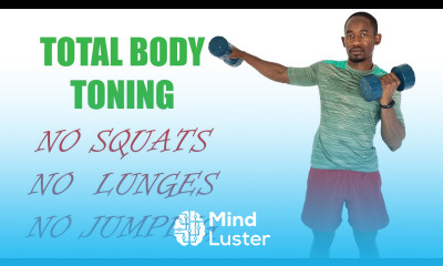 29 20 Minute Fat Burning Total Body Workout with DumbbellsNo SquatsNo Jumping