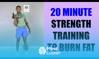 20 Minute Strength Training Workout to Burn Fat Dumbbell Strength Workout