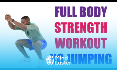 Full Body Strength Workout No Jumping at Home 20 Minute 200 Calorie Workout