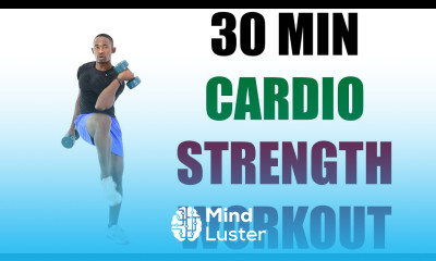 Learn 30 Minute Cardio Strength Workout with Dumbbells Full Body Toning ...