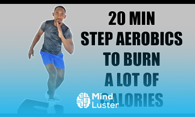 20 Minute Simple Step Aerobics Workout Burns A Lot of Calories