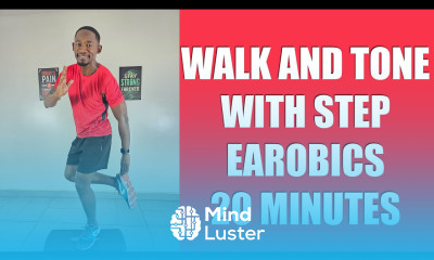 Walk and Tone with Step Aerobics in 20 Minutes Simple Exercises