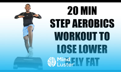 20 Minute Step Aerobics Workout to Lose Lower Belly Fat150 Calories