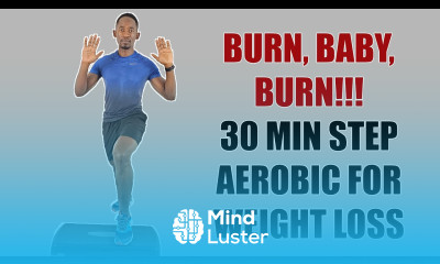 BURN BABY BURN 30 Minute Beginner Step Aerobic Workout for Weight Loss