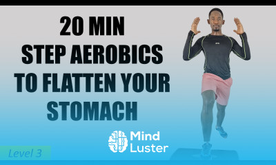 20 Min Step Aerobics Workout to Flatten Your Stomach at Home