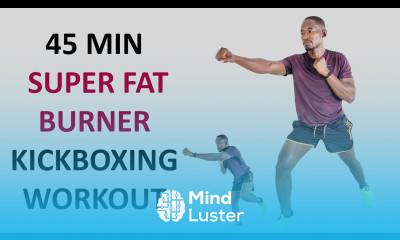 45 Minute SUPER FAT BURNER KICKBOXING WORKOUT For Slimming Down