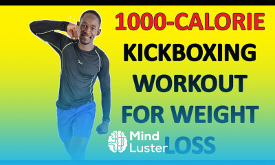 1000 CALORIE Kickboxing Workout for Rapid Weight Loss Sweat Buckets