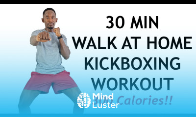 30 Minute Walk at Home Kickboxing Workout for Fast Weight Loss300 Calories