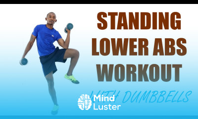 Standing Lower Abs Workout With Dumbbells 20 Minute Workout for A Flat Belly