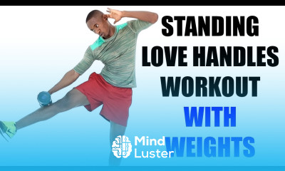 Standing Love Handles Workout with Weights 20 Minute One Dumbbell Oblique Workout