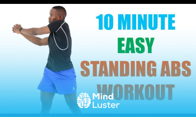 10 Minute Beginner Standing Abs Workout Easy Standing Abs Routine