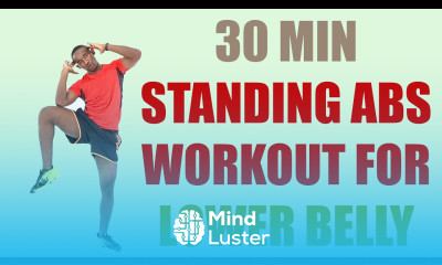 30 Minute Standing Abs Workout for Lower Belly Belly Blasting Workout  250 Calories 