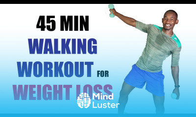 45 Minute Walking workout for Weight Loss with Weights 400 Calories