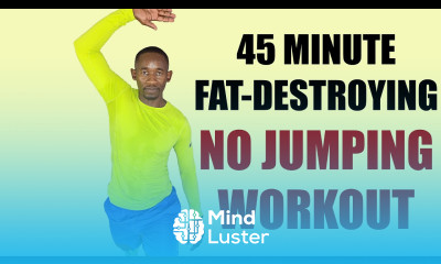 FAT DESTROYING No Jumping Workout to Burn Stubborn Fat 45 Minute Low Impact Workout