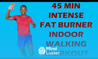 45 Minute INTENSE Fat Burner Indoor Walking Workout  400 Calories 