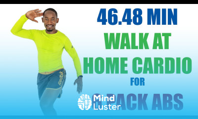 46 48 Minute BEGINNER Walk at Home Workout for 6 Pack Abs Lose Tummy Fat