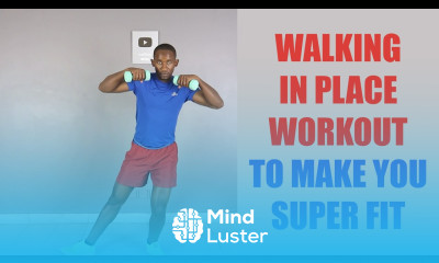 Walking In Place Workout to Make You Super Fit 20 Minute Indoor Walking with Dumbbells