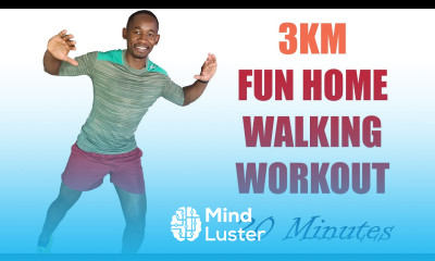 3 KM 2 Miles Fun Walk at Home Workout 20 Minute Indoor Walking Burn 200 Calories
