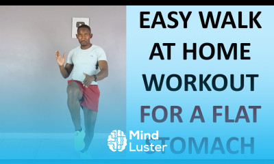 Easy Walk at Home Workout for A Flat Stomach Burn 180 Calories in 20 Minutes